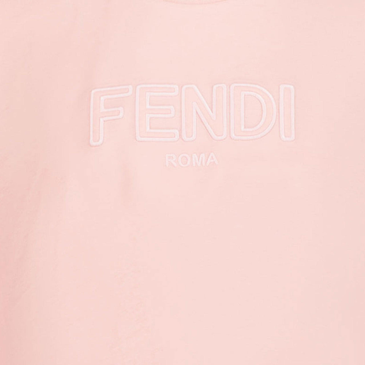 Fendi Enfant Filles T-shirt Rose Léger