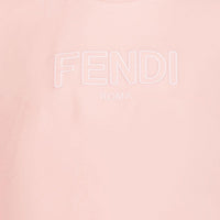 Fendi Enfant Filles T-shirt Rose Léger