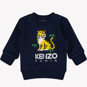 Kenzo Kids Baby pojkar tröja marin