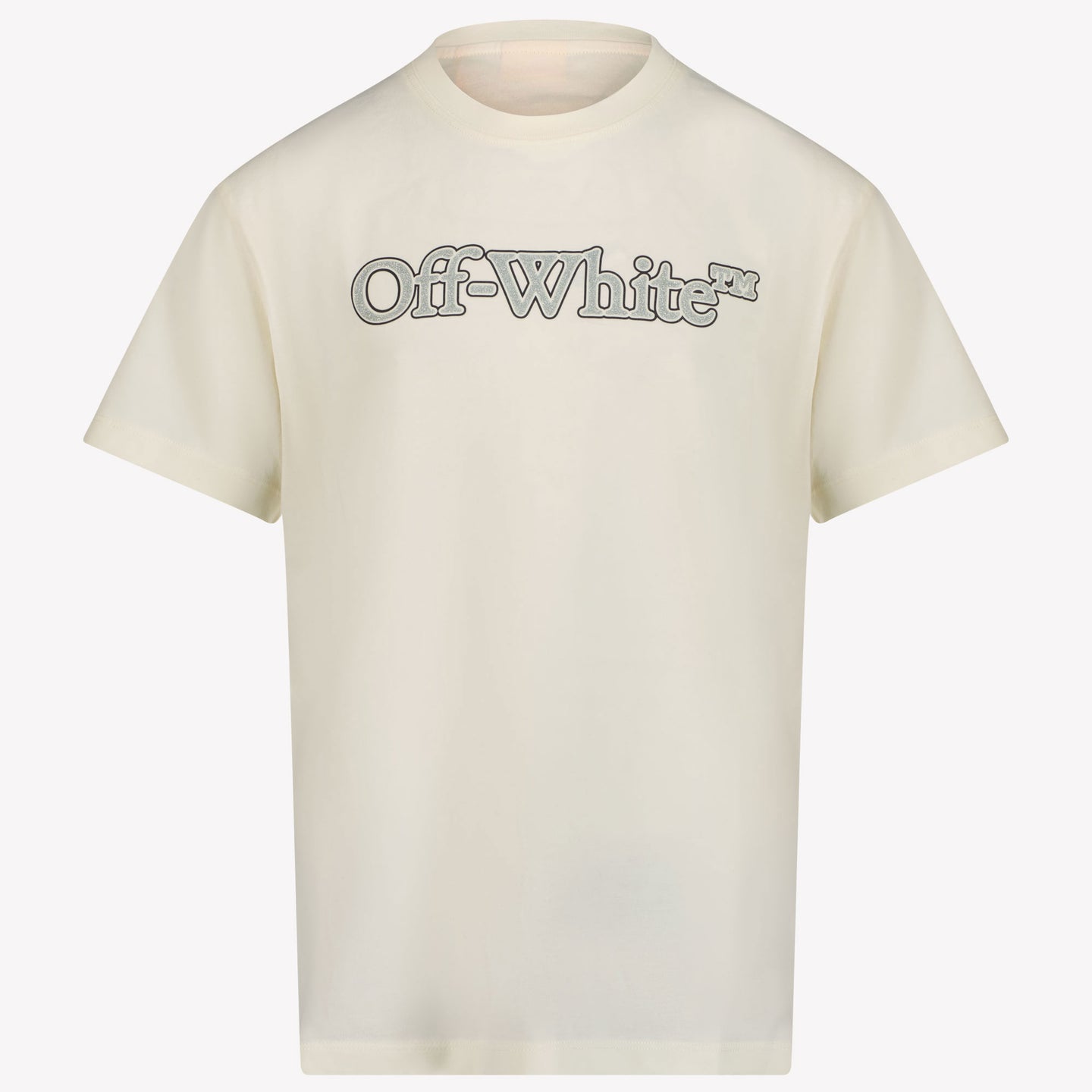 Off-White Chicas Camiseta Blanco Roto