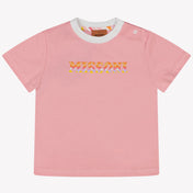 Missoni Baby Mädchen T-Shirt in Hellrosa