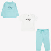 Calvin Klein baby unisex jogging kostym turkos
