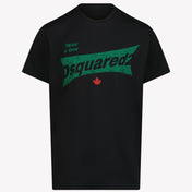 Dsquared2 Camiseta de chicos Black