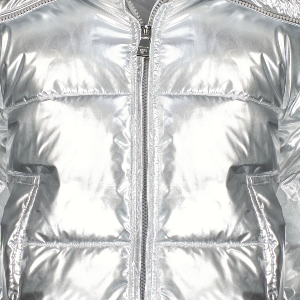 MonnaLisa Mädchen Winterjacke Silber