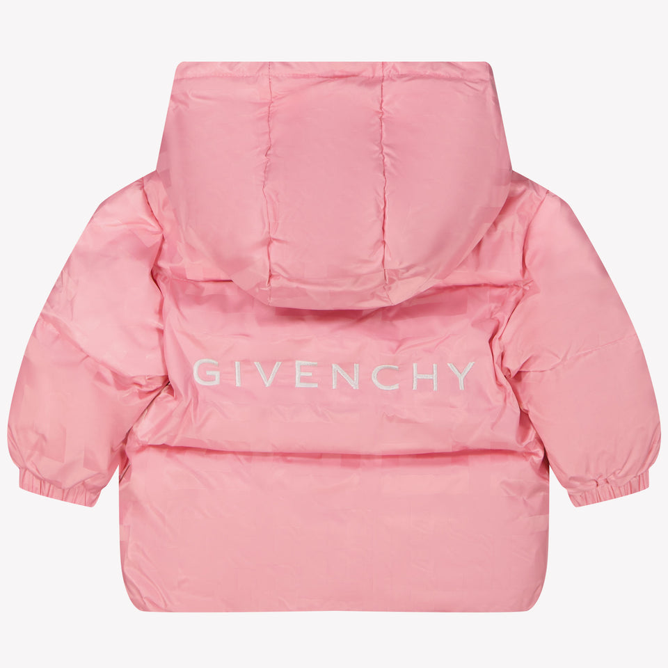 Givenchy Baby Girls Winter Chaqueta rosa