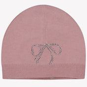 Monnalisa Dívčí klobouk světle růžový
