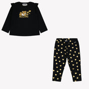 Moschino Baby Girl Set Black