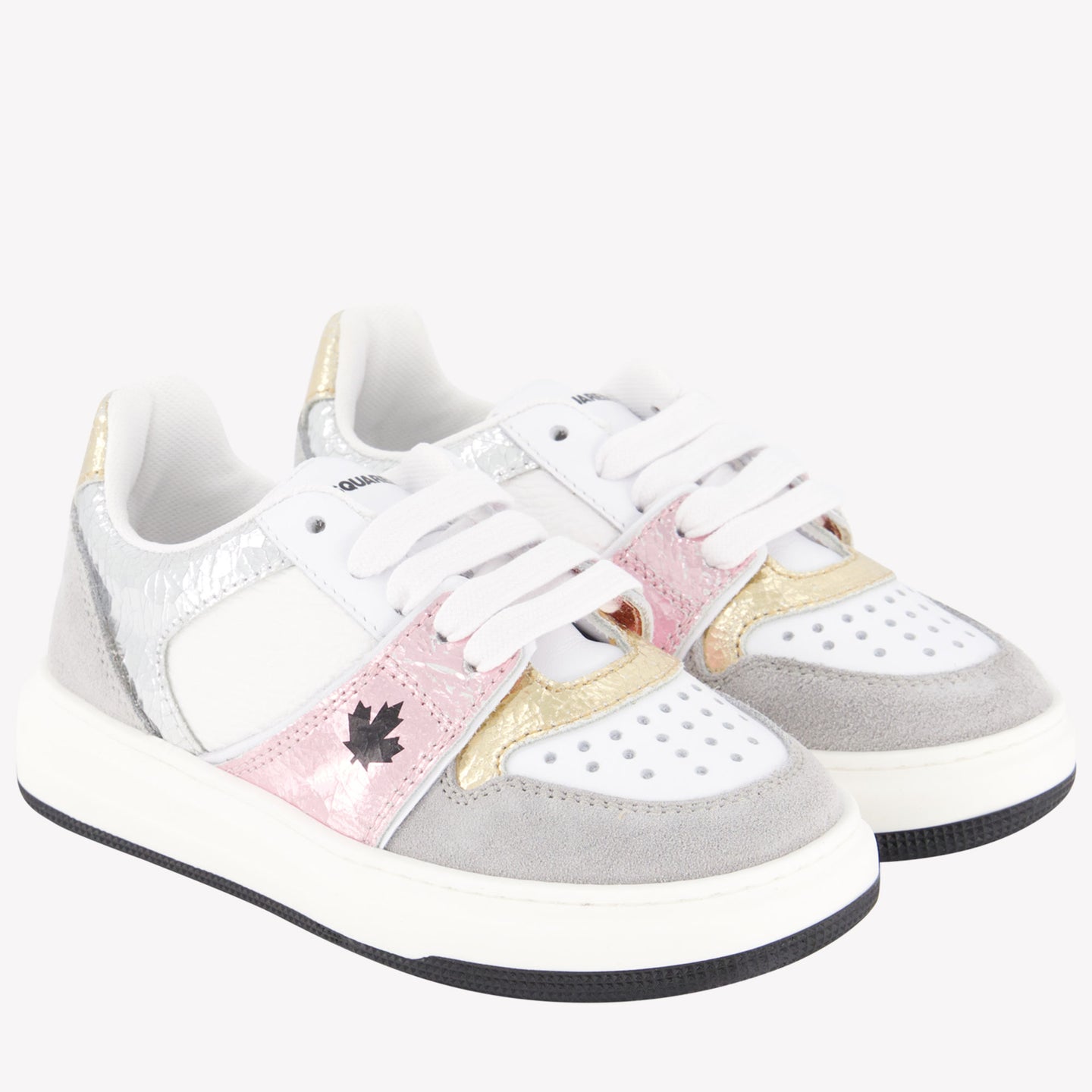 Dsquared2 Filles Baskets Argent