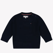 Tommy Hilfiger Baby Unisex Pullover Marineblau