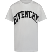 Givenchy Enfant Garçons T-shirt Blanc