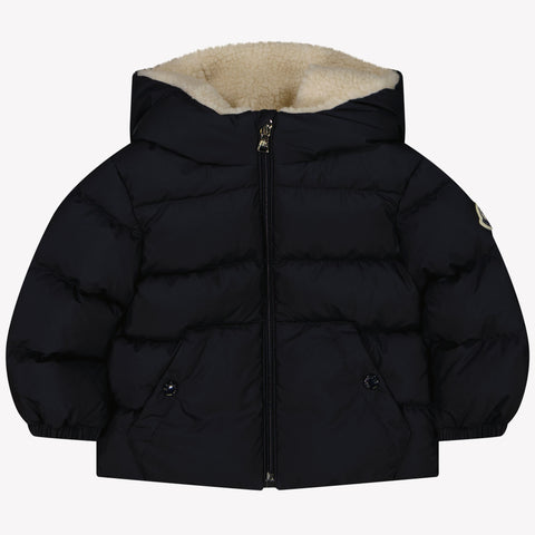 Moncler Bebé Chicos Abrigo de invierno Navy