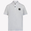 Stone Island Enfant Garçons Polo Blanc