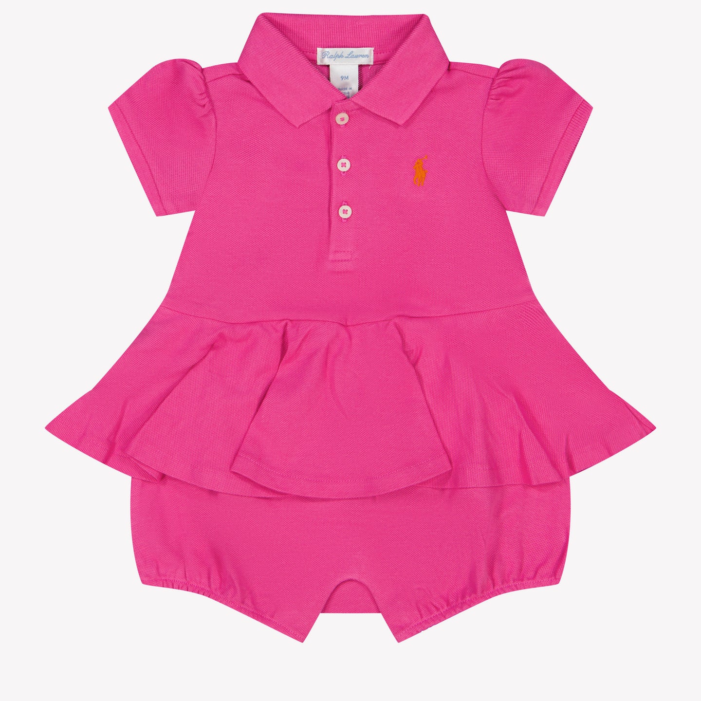 Ralph Lauren Bebé Chicas Traje de caja Fucsia