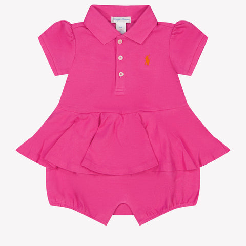 Ralph Lauren Bambino Ragazze Tuta in scatola Fucsia