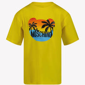 Tričko Moschino Kindersex žluté
