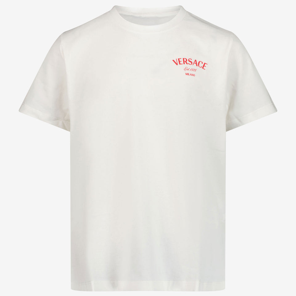 Versace Kinder Jongens T-Shirt In Wit