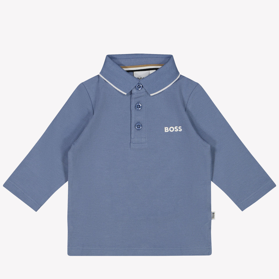 Boss Bambino Ragazzi Polo Azzurro