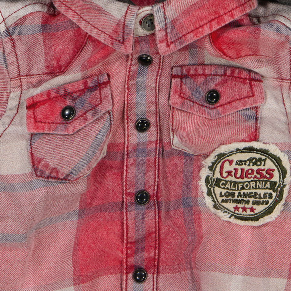 Guess Baby Jongens Bluse Rot