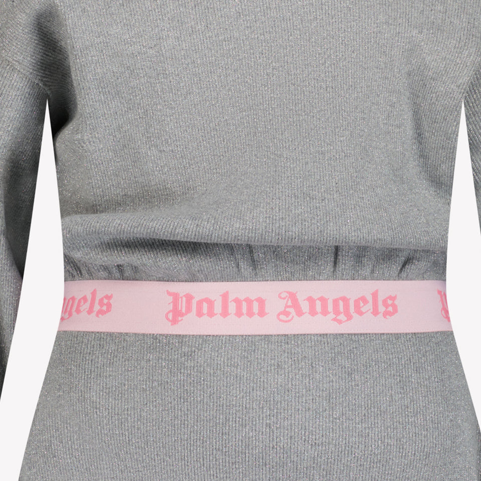 Palm Angels Ragazze Vestito Argento