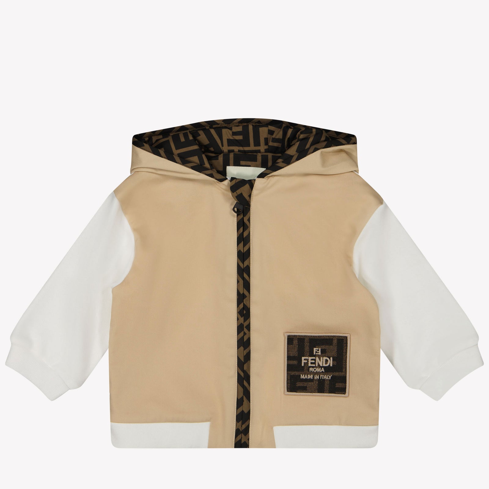 Fendi Baby Jungen Strickjacke Beige