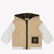 Fendi Baby Jungen Strickjacke Beige