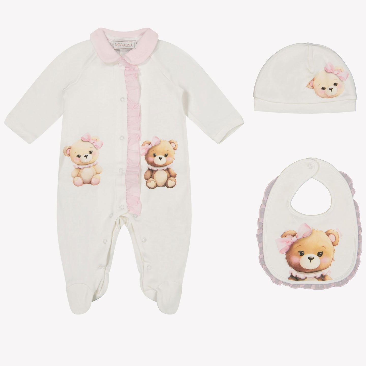 MonnaLisa Baby girls box suit OffWhite