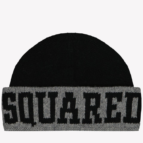 Dsquared2 Bébé Garçons Bonnet Noir