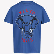 Kenzo Kids T-shirt chłopców niebieski