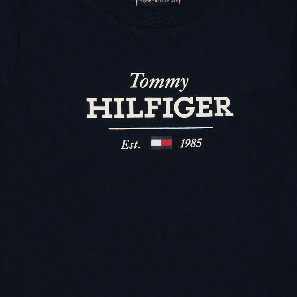 Tommy Hilfiger Bébé Garçons T-shirt Navy