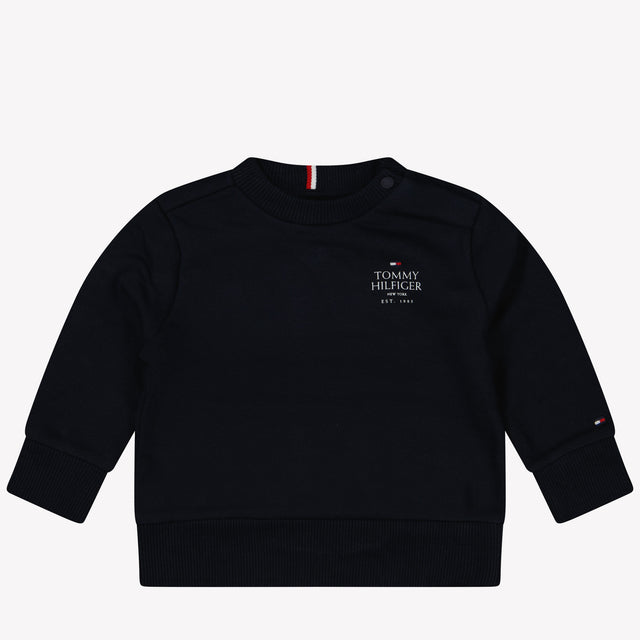 Tommy Hilfiger Bambino Ragazzi Maglione Navy