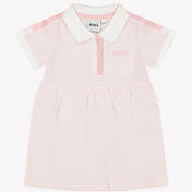 Chef Baby Girls Dress Clear Pink