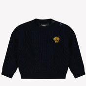 Versace Bambino Ragazzi Maglione Navy