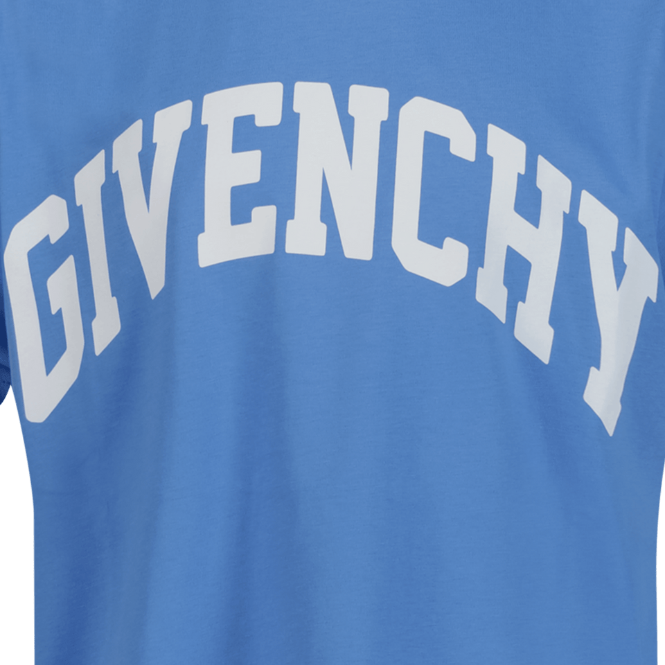 Givenchy Kinder Jongens T-Shirt Blauw