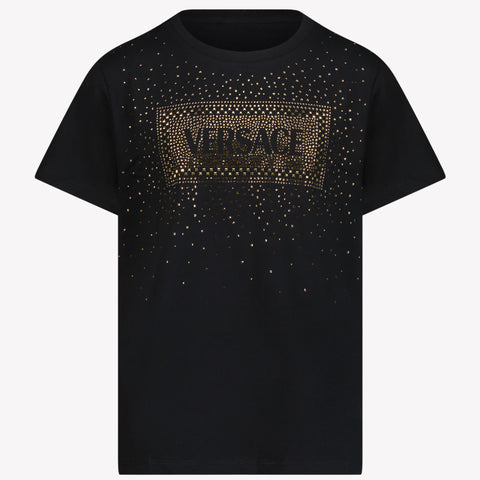 Versace Unisex Camiseta Negro