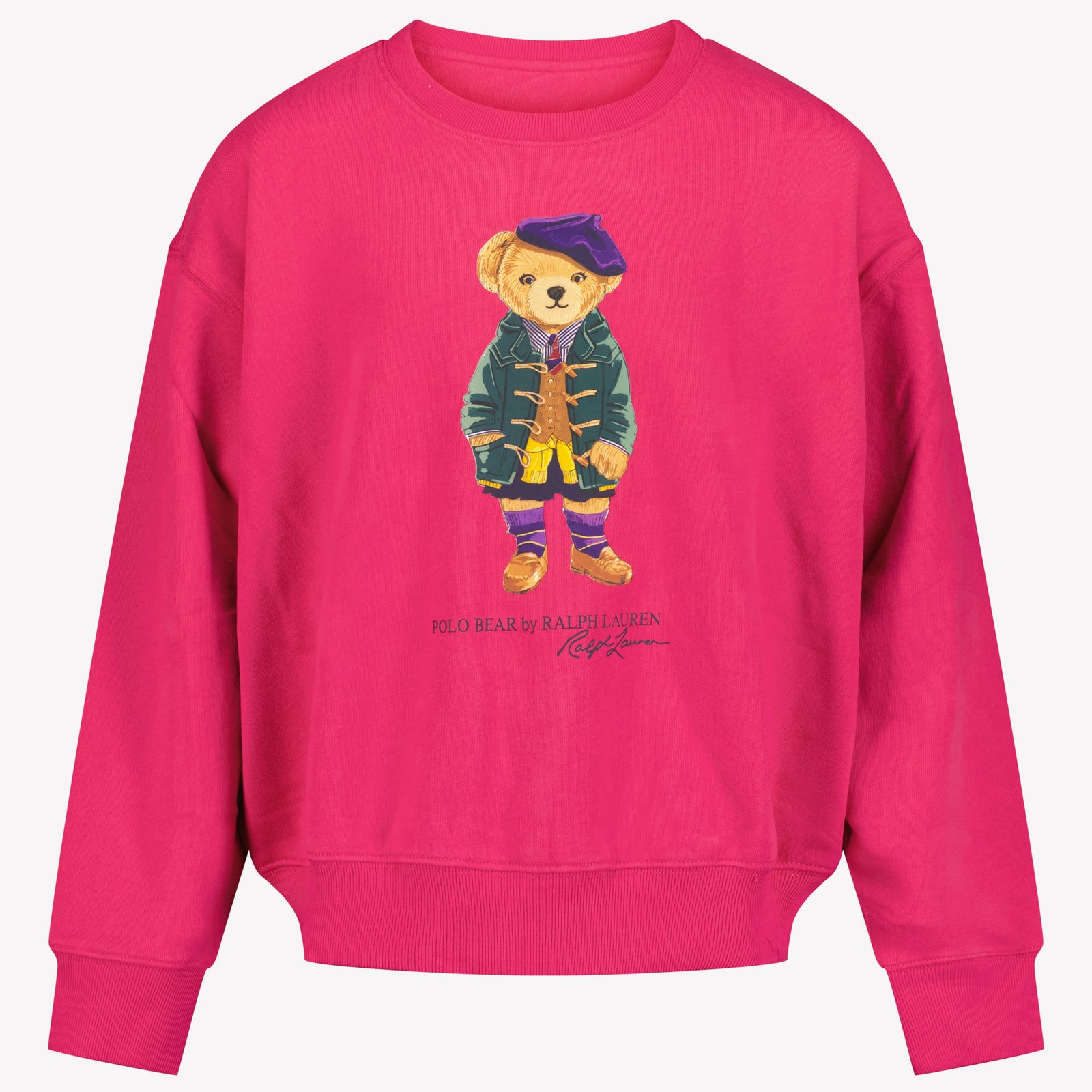 Ralph Lauren Ragazze Maglione Fucsia