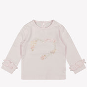 Lapin House Baby Filles T-shirt Rose Léger