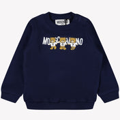 Moschino Baby unisex tröja marin