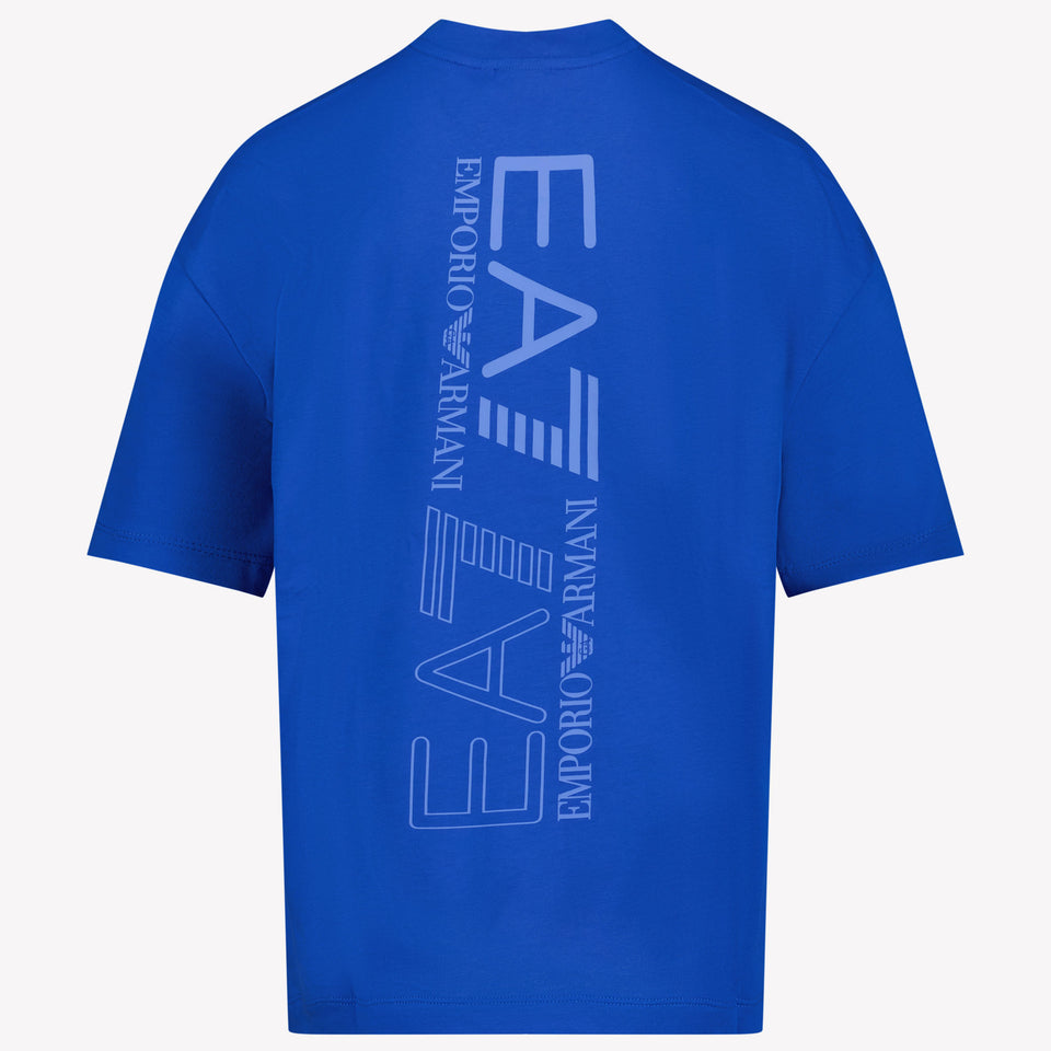 EA7 Chicos Camiseta Azul Cobalto