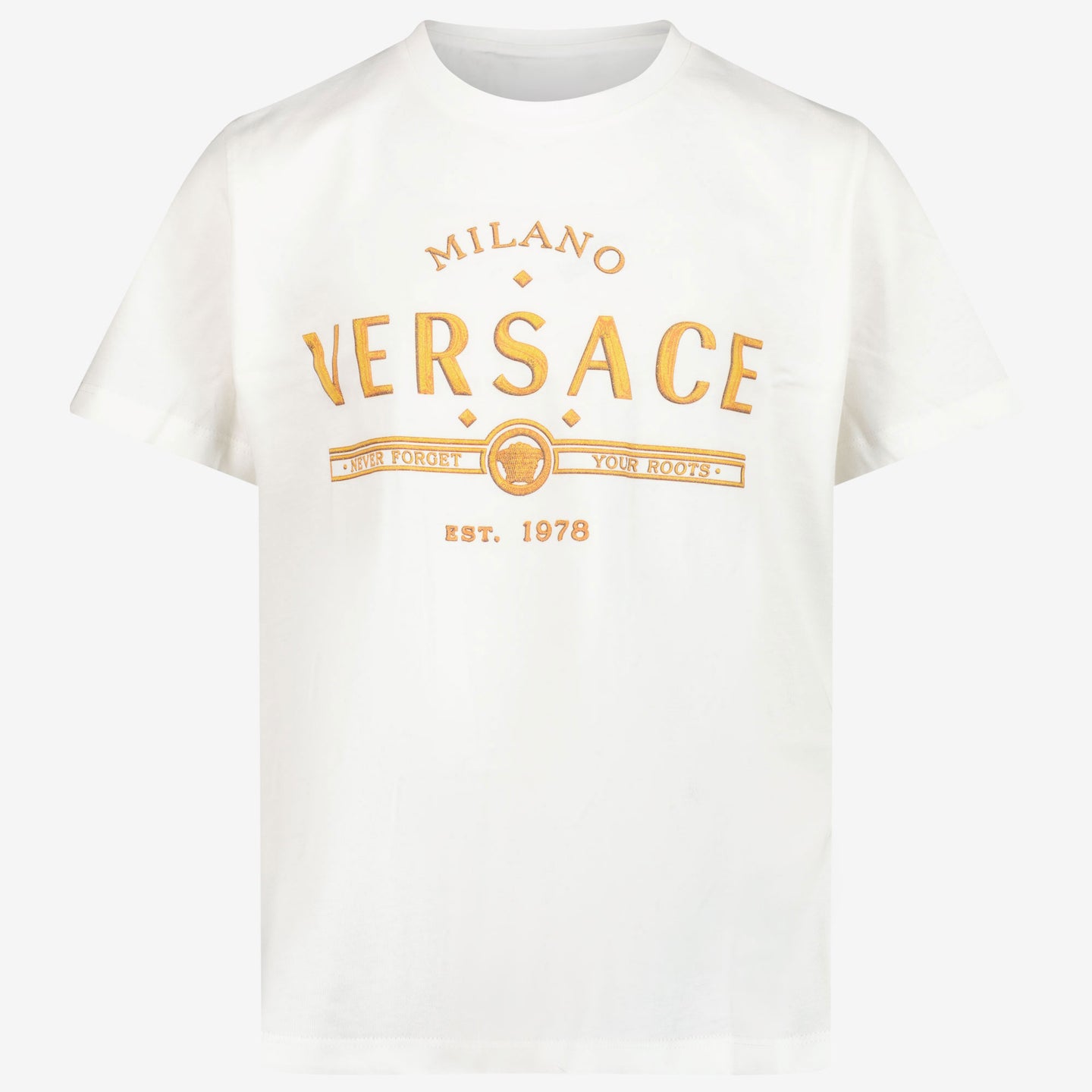 Versace Kinderjungen im T-Shirt Weiß