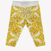 Dolce & Gabbana Leggings de niñas de las niñas amarillo