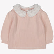 Tartine et chocolaat bébé Filles Pull-over Rose Léger