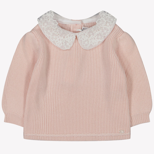 Tartine et chocolaat bébé Filles Pull-over Rose Léger