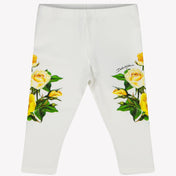 Dolce & Gabbana babyjenter leggings hvite
