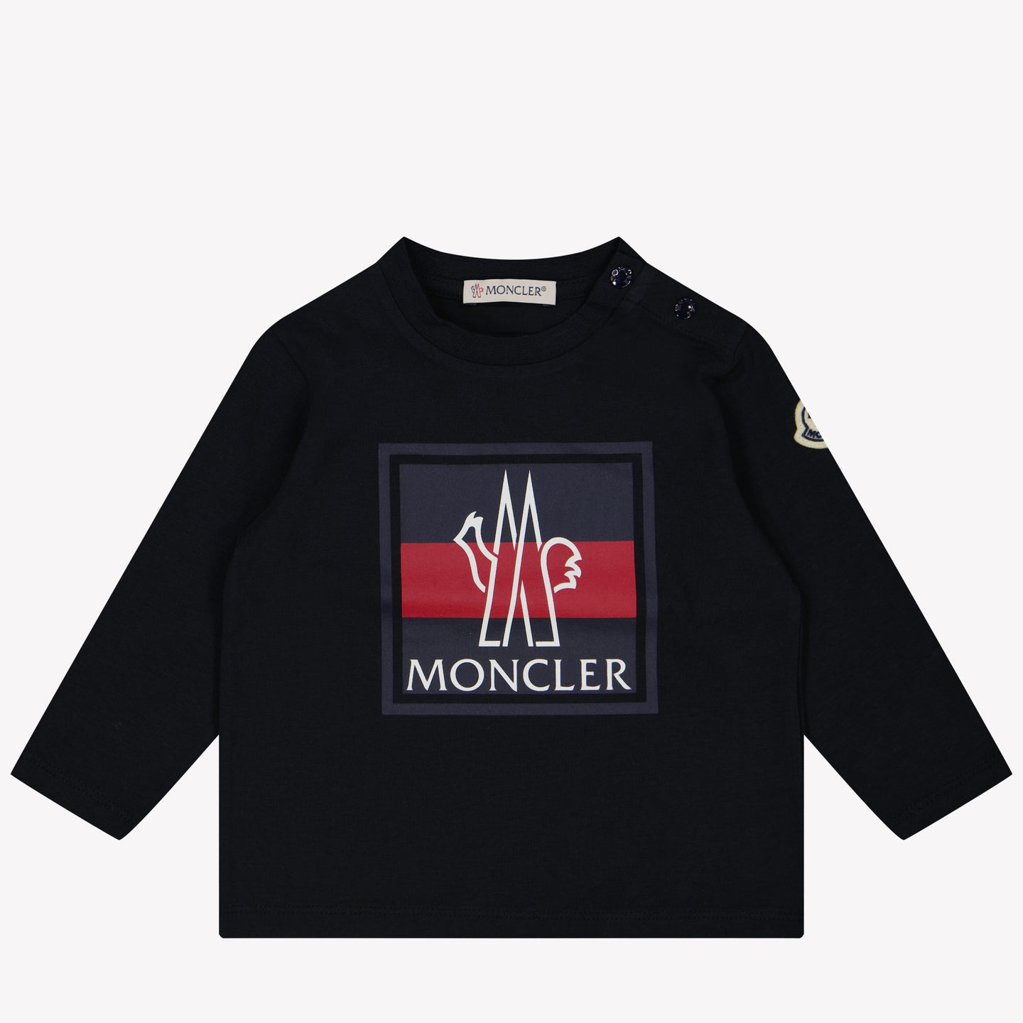 Moncler Bambino Ragazzi Maglietta Navy