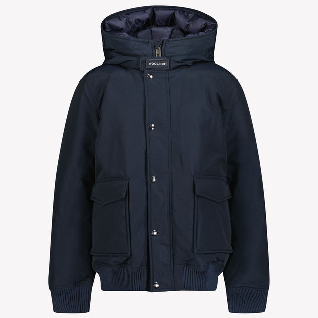 Woolrich Polar Bomber Boys Winterjacke Marineblau