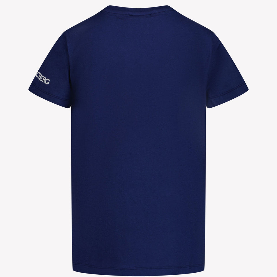 Iceberg Kinder Jongens T-shirt Blauw