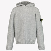 Stone Island Ragazzi Maglione Grigio