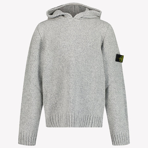 Stone Island Chicos Suéter Gris