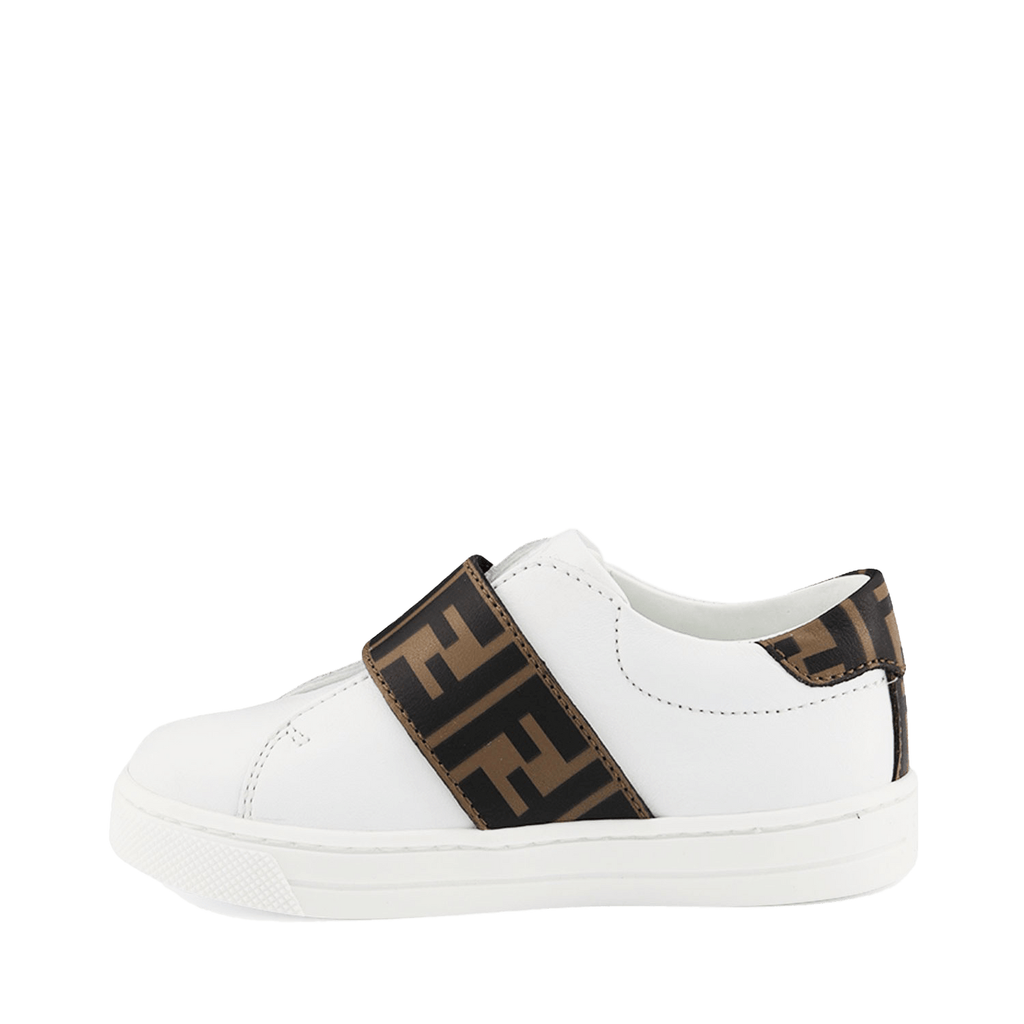 Fendi Enfant Unisexe Baskets Blanc