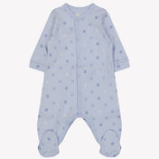 Givenchy Traje de caja unisex para bebés azul claro